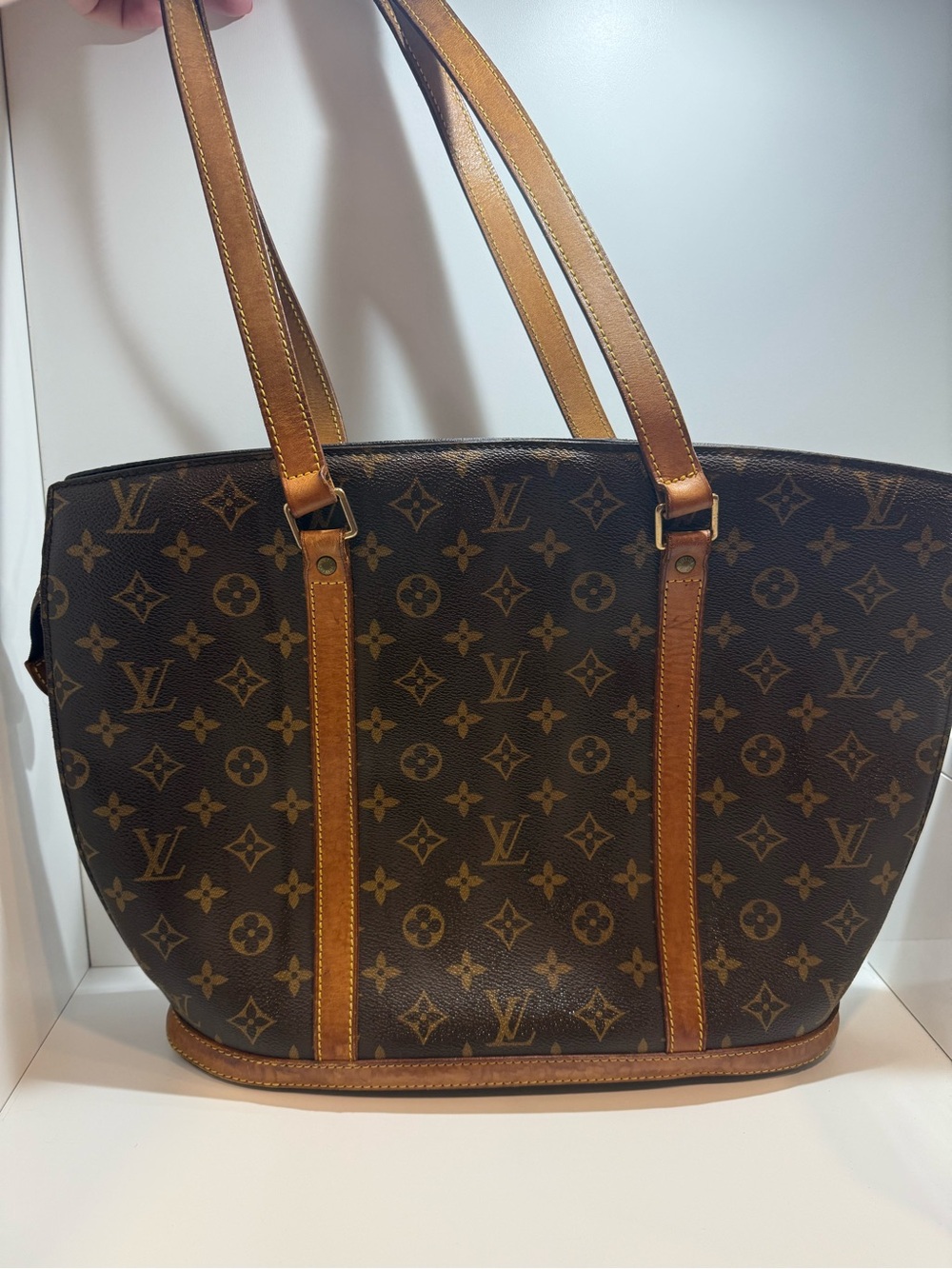 Louis Vuitton Brown Monogram Babylon Tote Bag